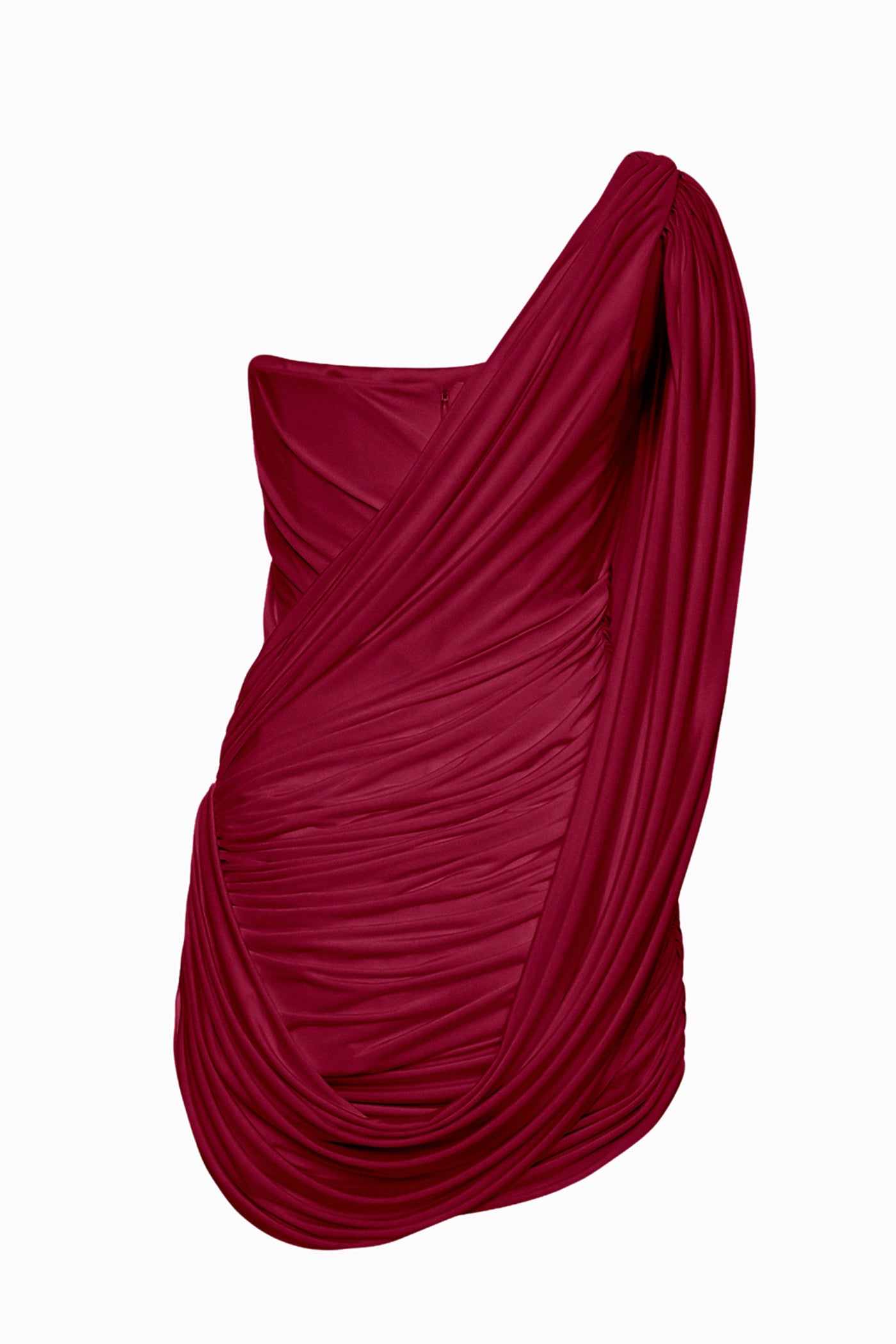 KIARA DRESS BURGUNDY