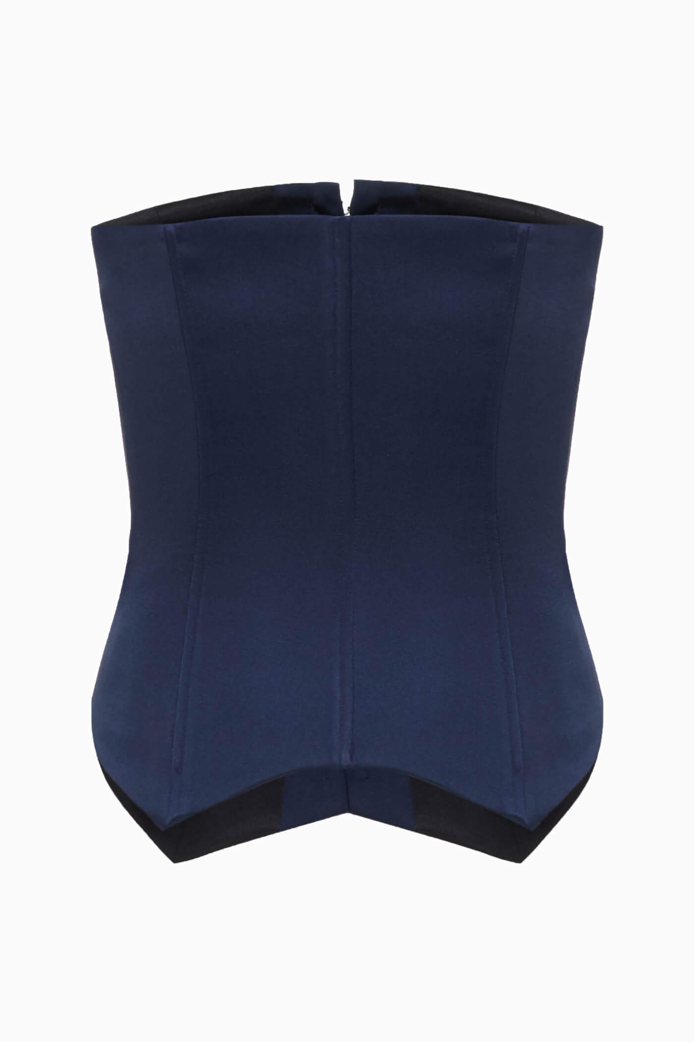 【極美品】CLANE WOOL BUSTIER ALL IN ONE-Navy LOREN CORSET NAVY-BLUE