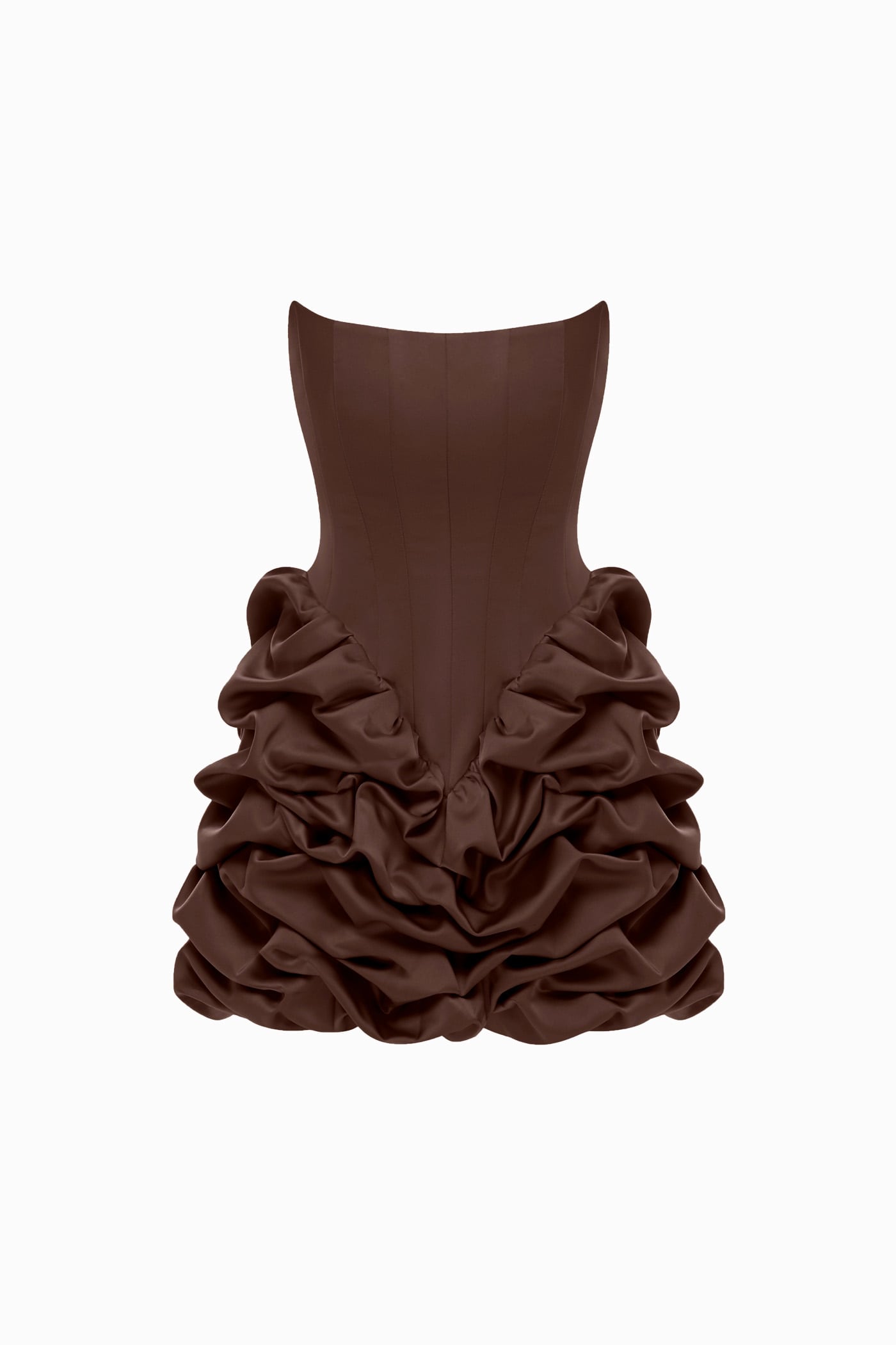 LUCKY SOFT DRESS BROWN