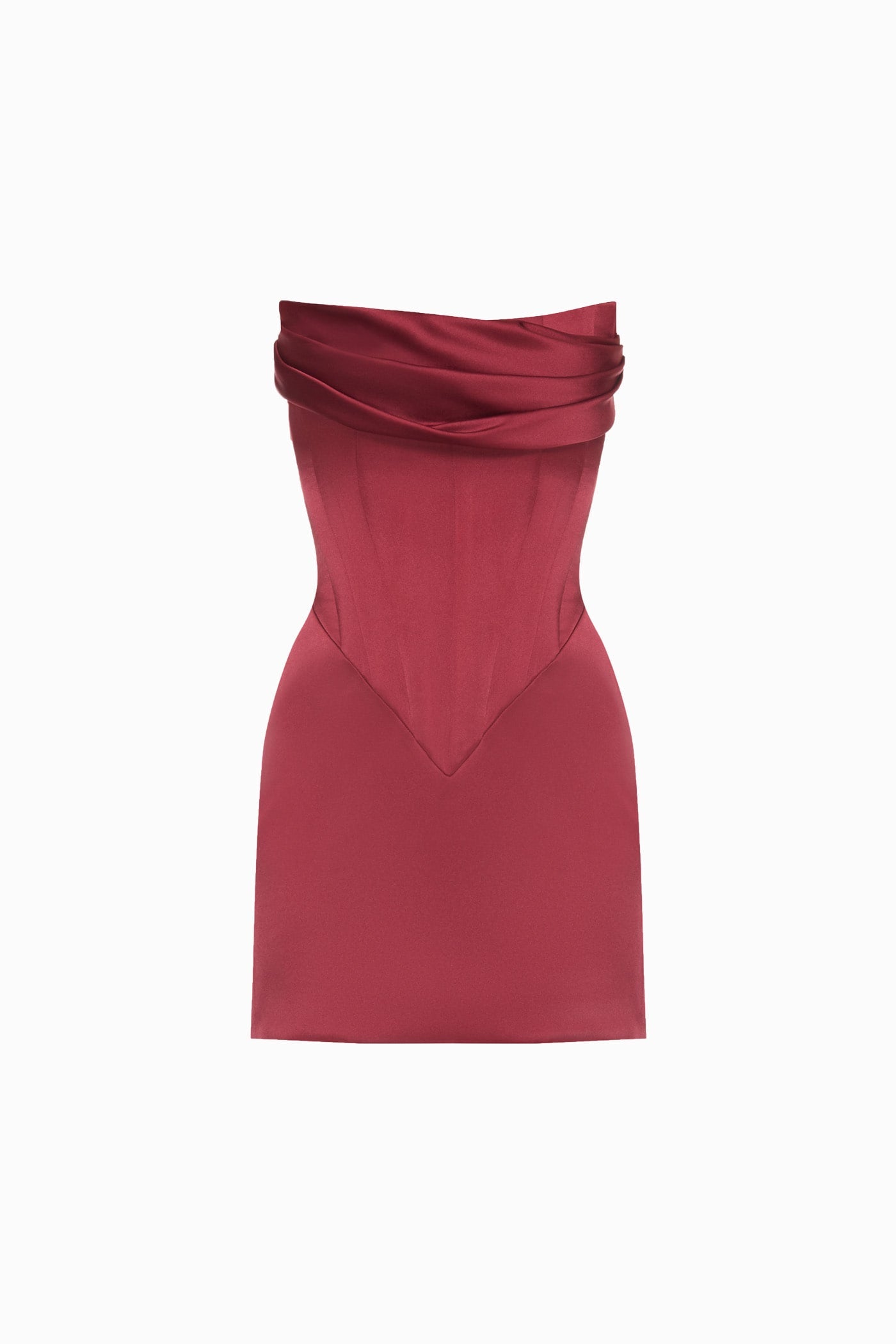 SARA DRESS WITH REMOVABLE SKIRT BURGUNDY
