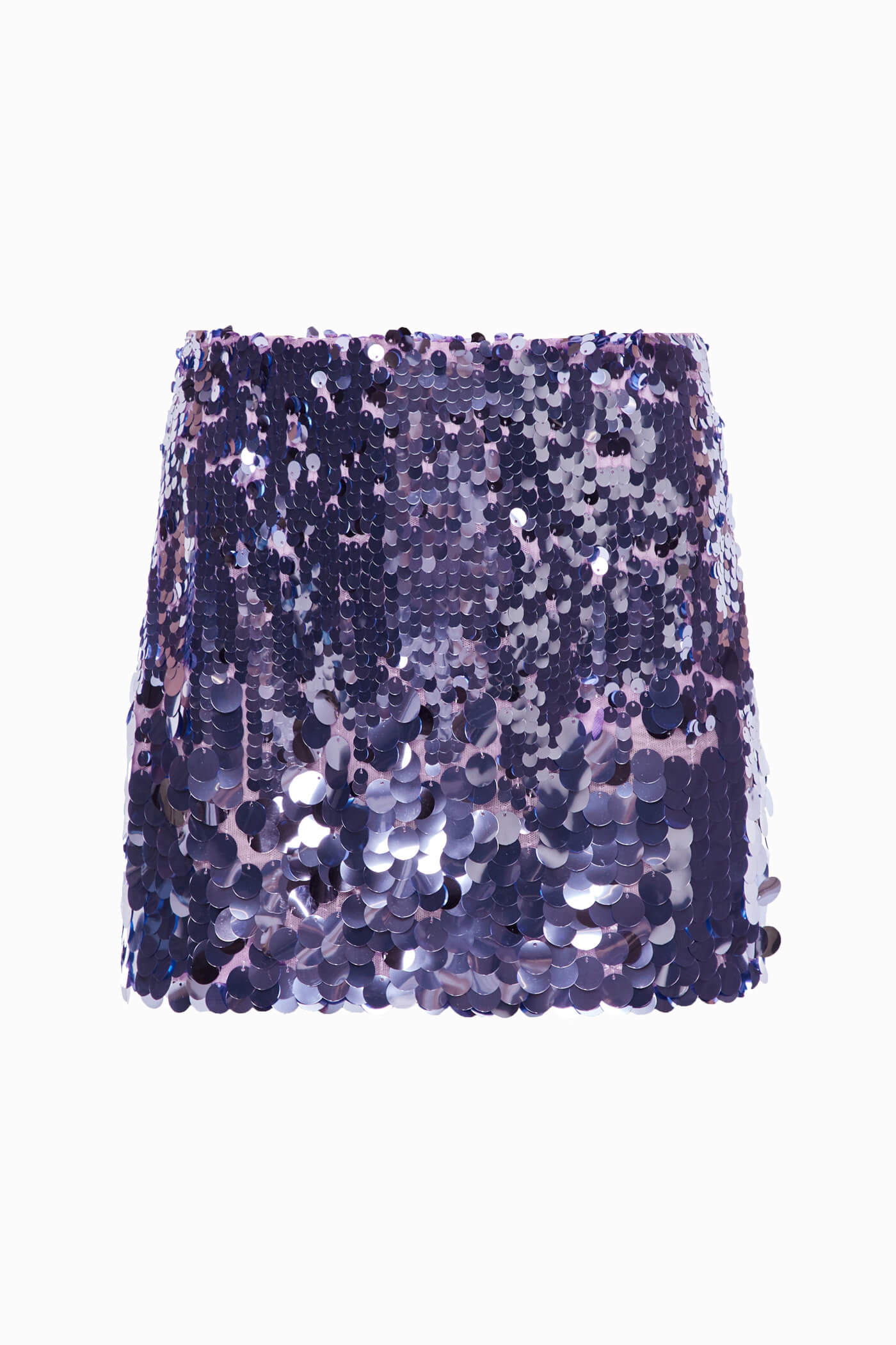 SEQUIN MINI SKIRT PURPLE