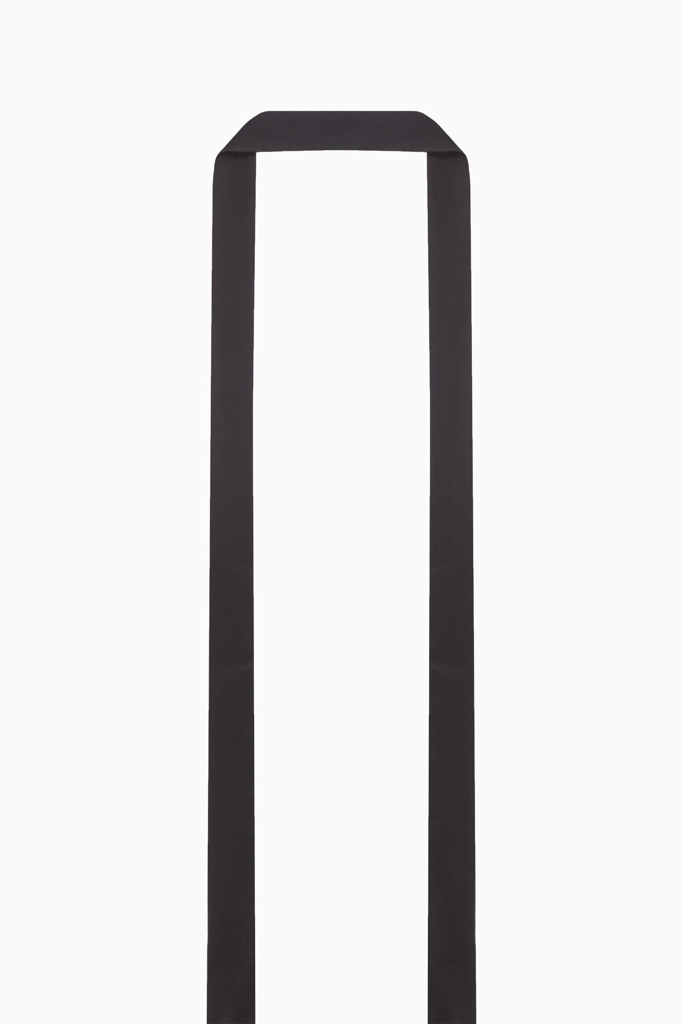 SOFT SATIN SCARF IN BLACK