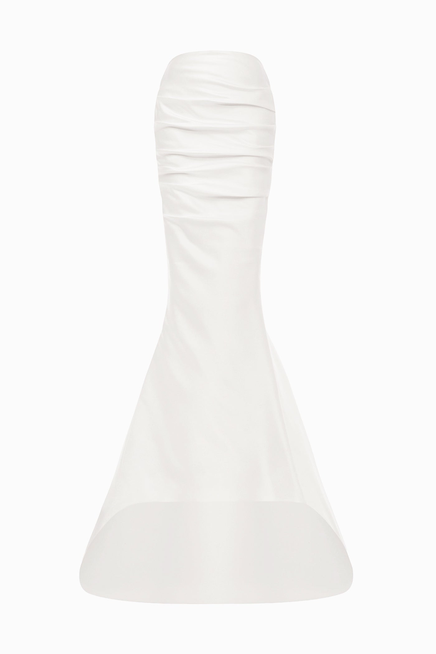 SATIN MAXI SKIRT WITH FOLDS