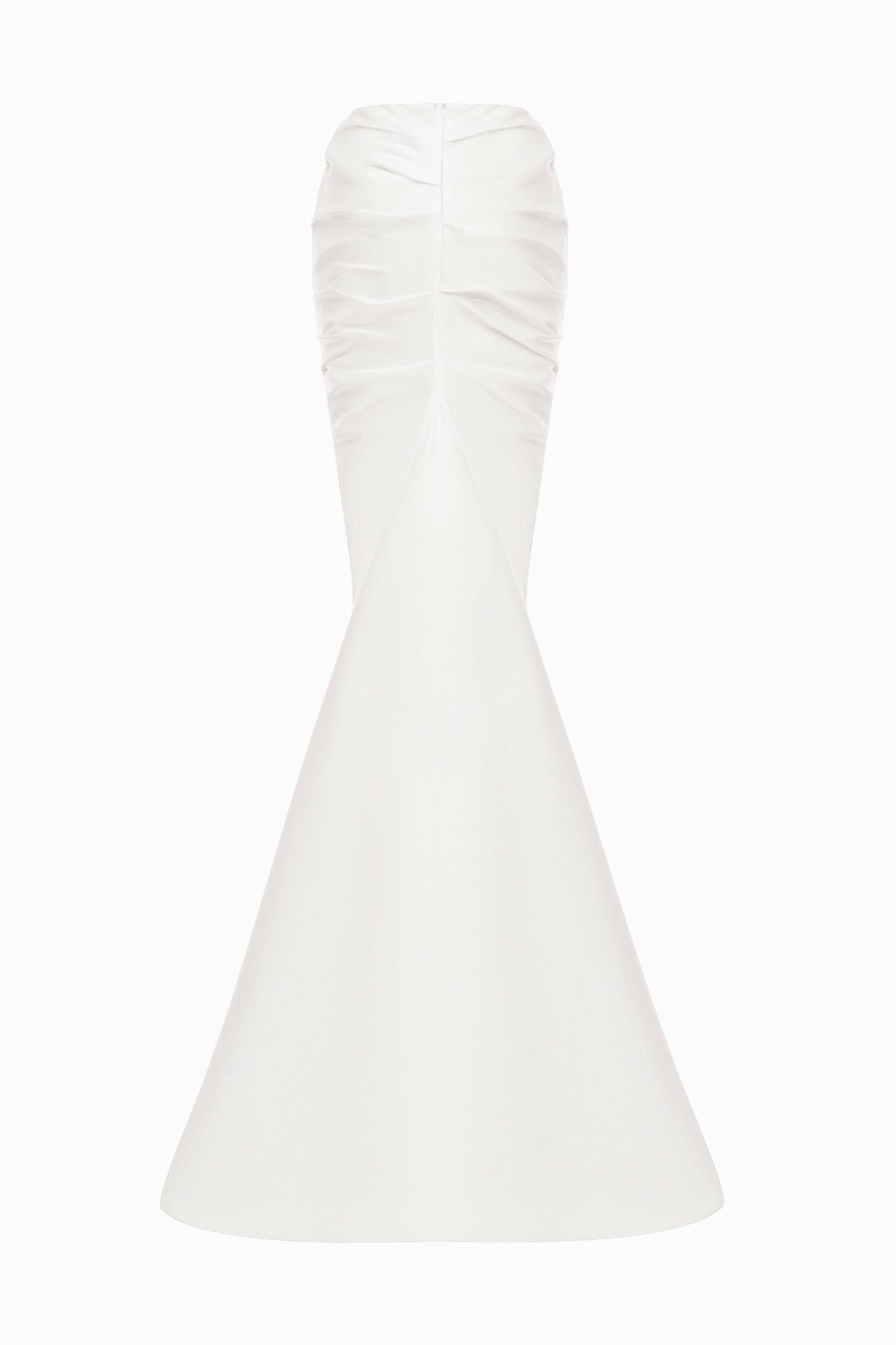 SATIN MAXI SKIRT WITH FOLDS