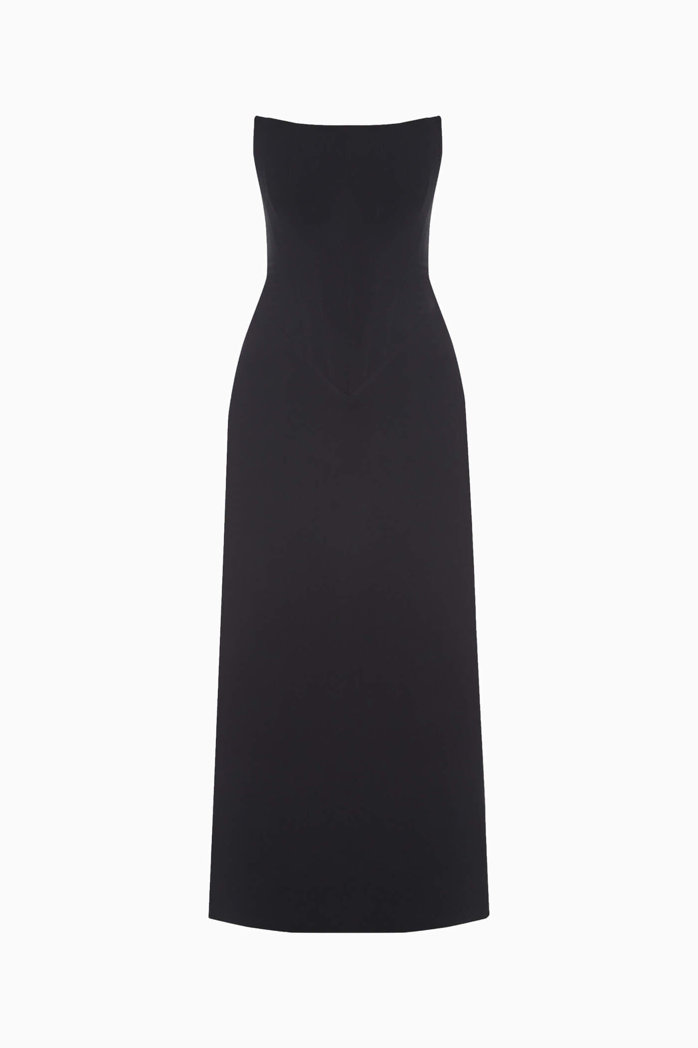 TIBI MIDI DRESS IN BLACK