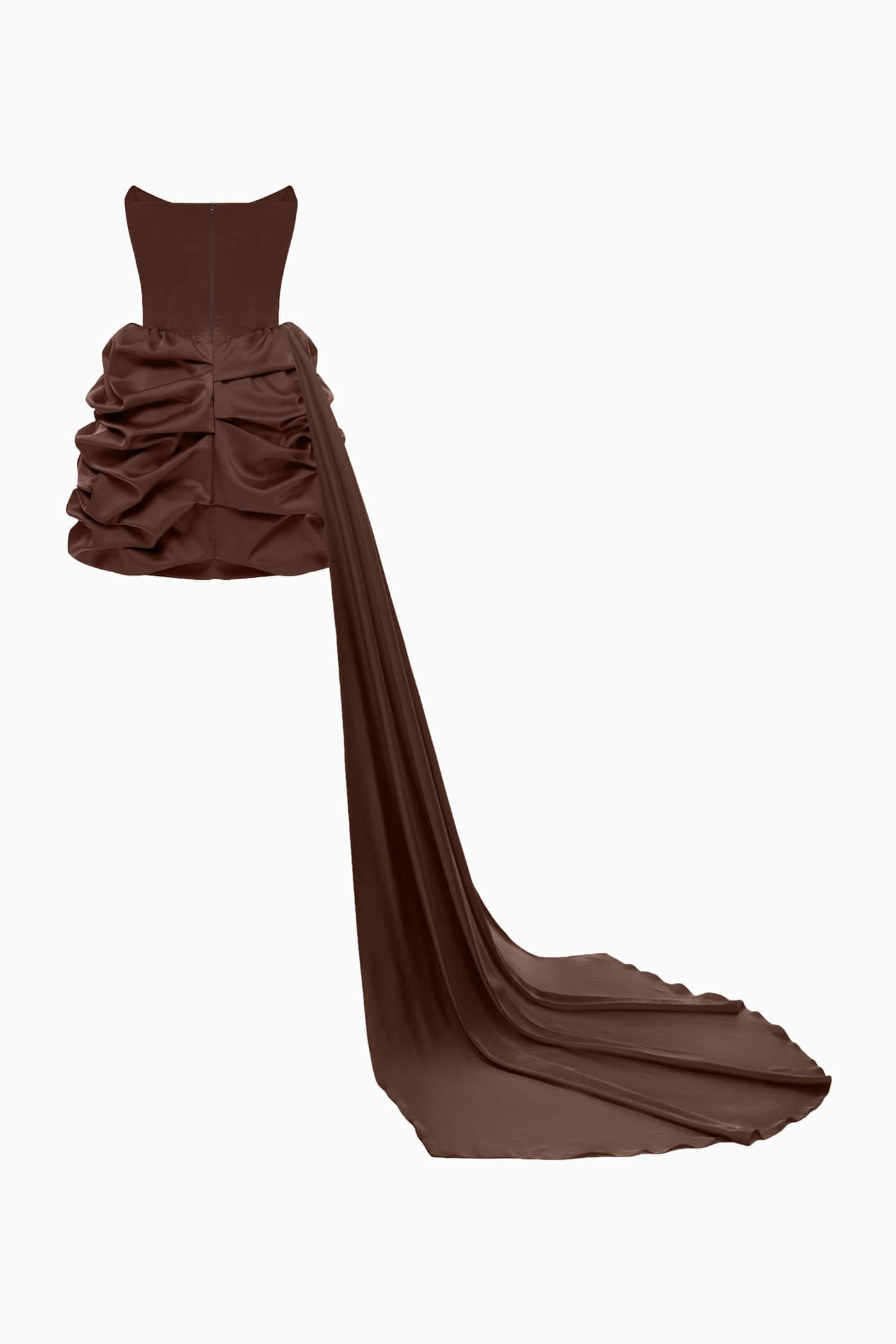 TRAIL FOR LUCKY DRESS BROWN