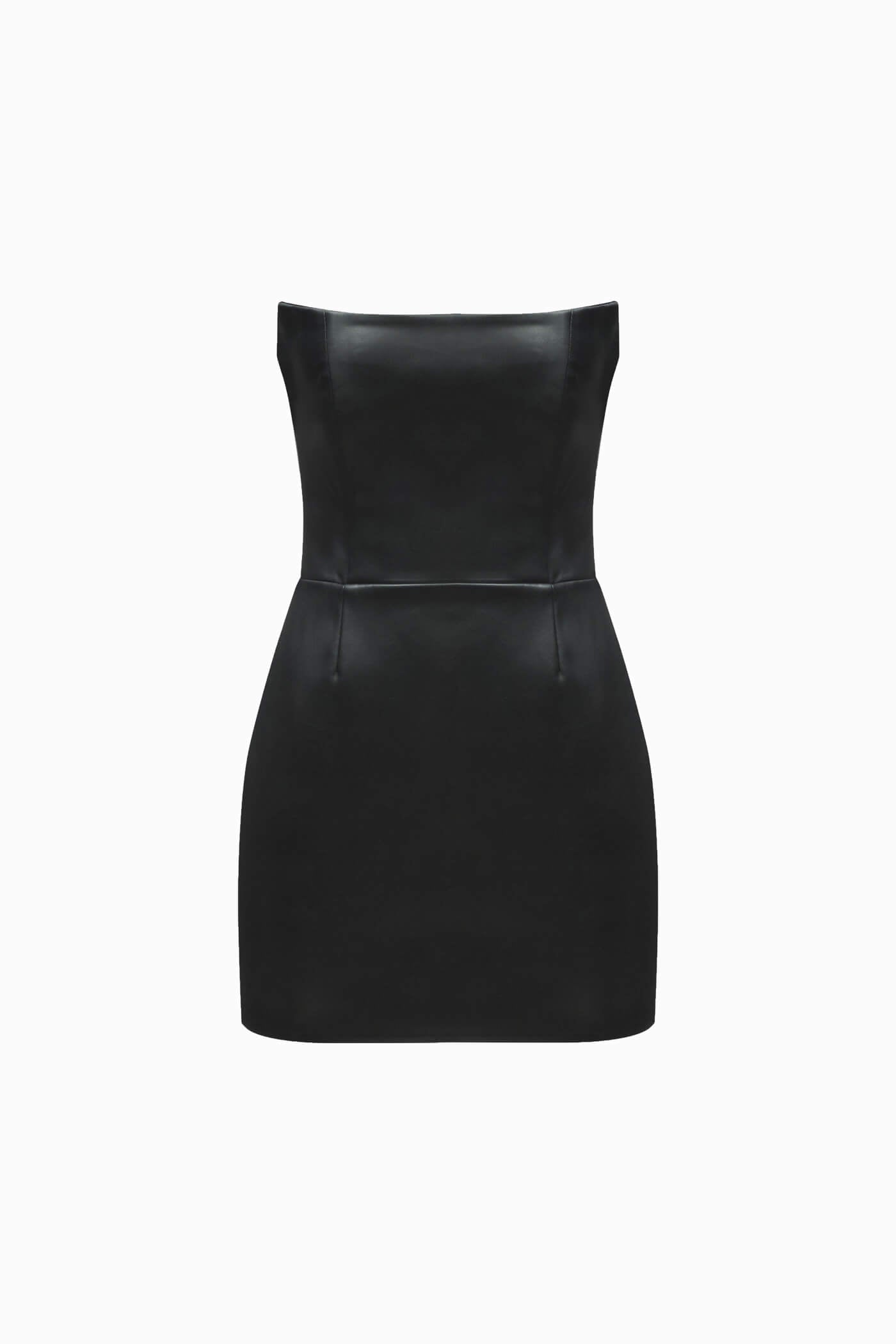 TWO SIDED ANGLES DRESS BLACK