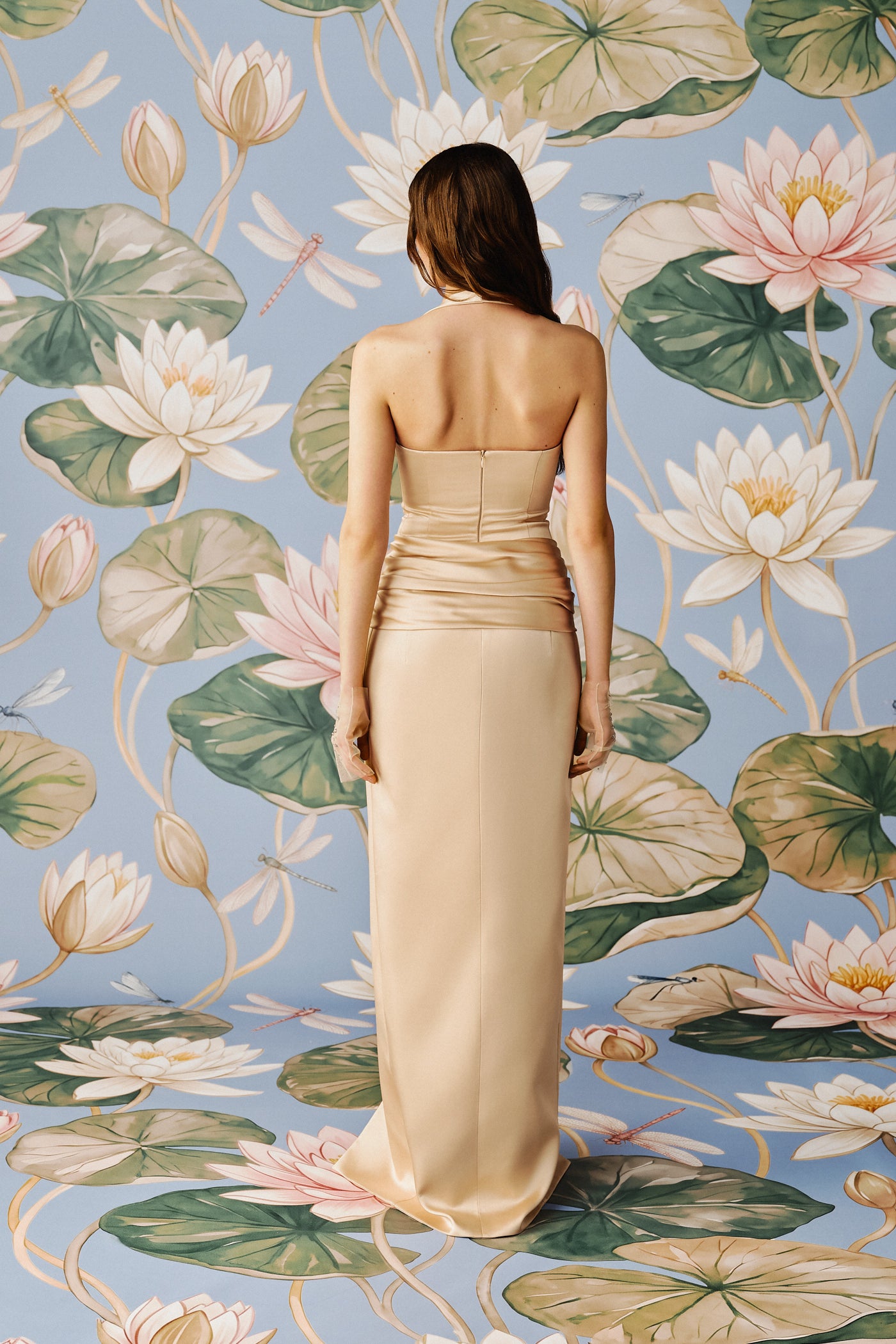 JULY DRESS BEIGE