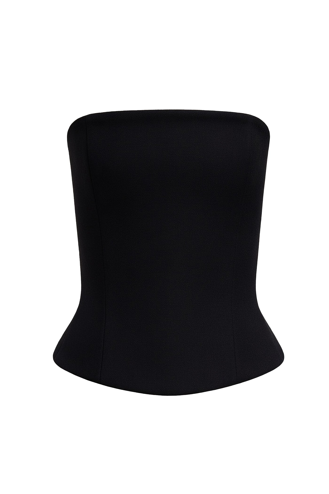 DOUBLE CORSET TOP BLACK