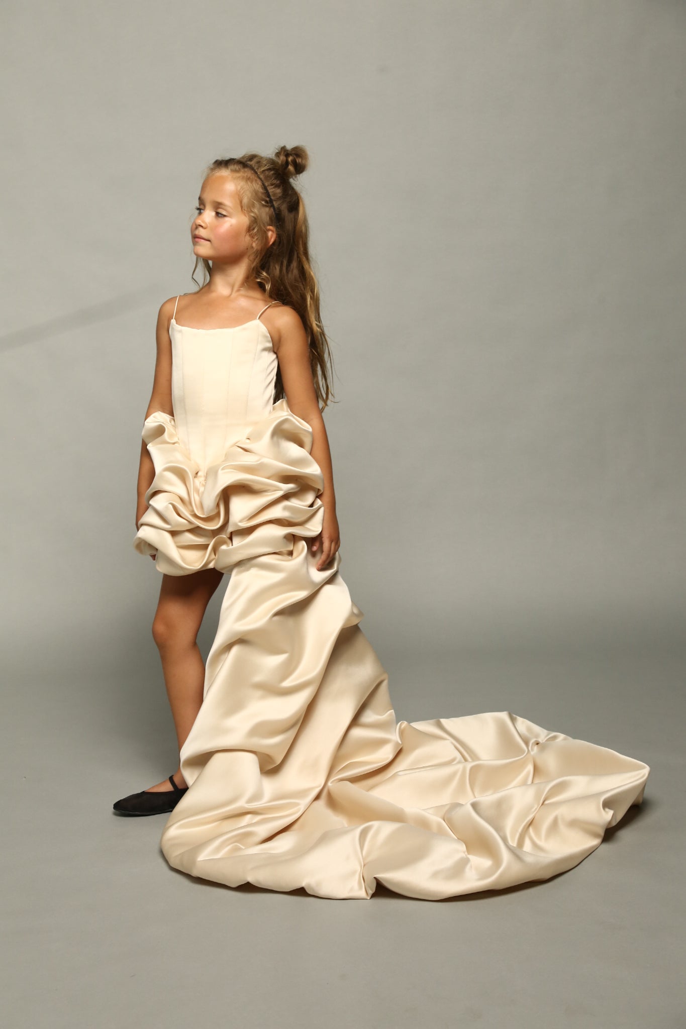 TRAIL FOR MISS LUCKY DRESS BEIGE