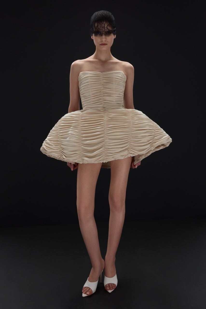 STRETCH BLAIR DRESS BEIGE