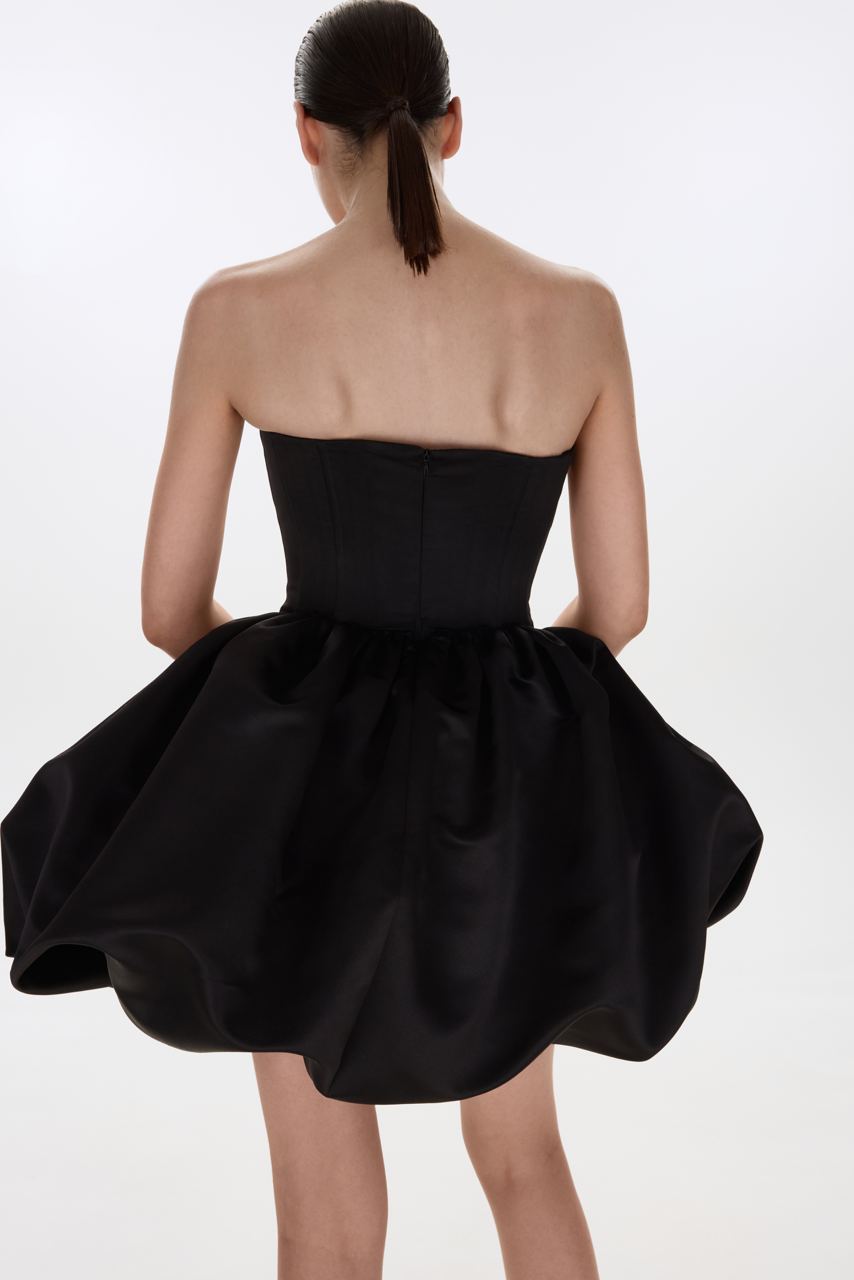 ANGLED TRANSFORMER DRESS BLACK