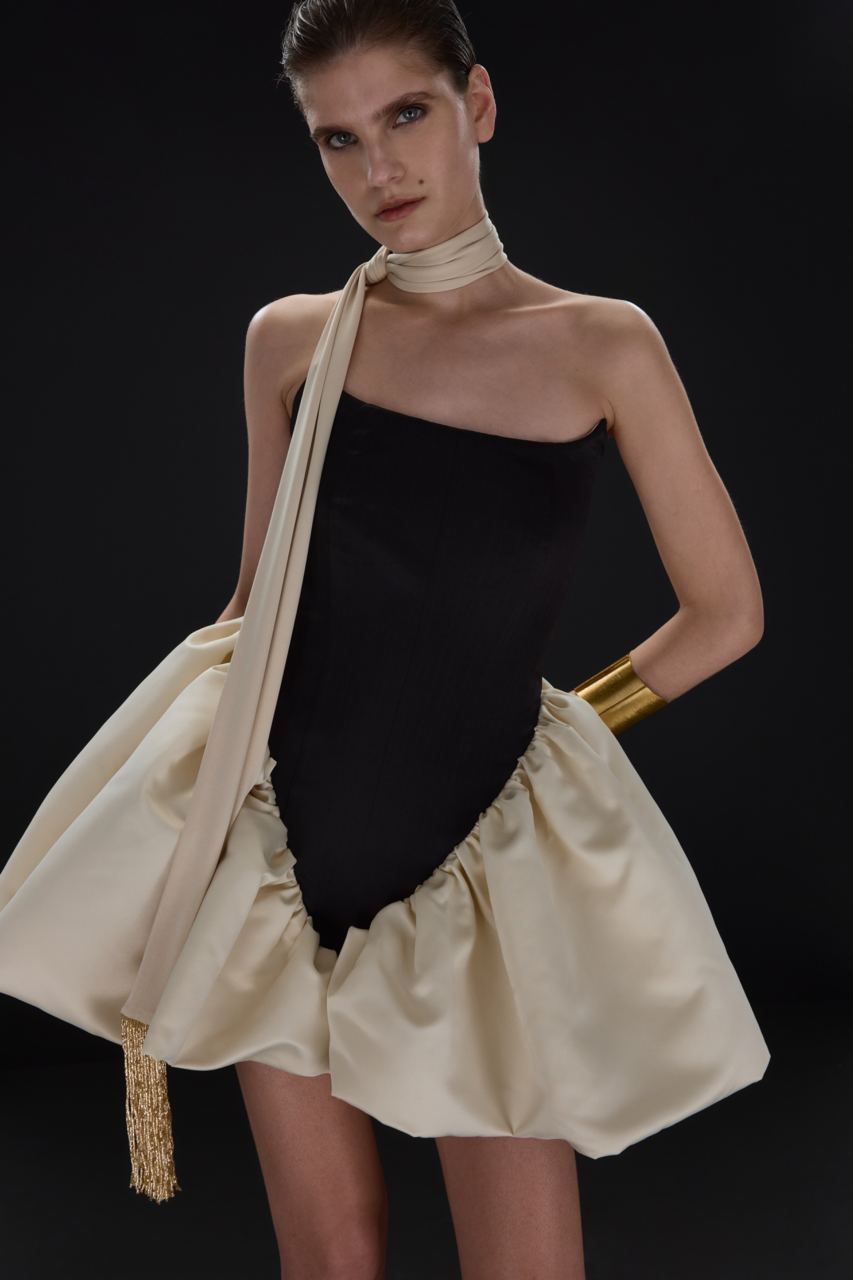 VIOLET TWO SIDED DRESS