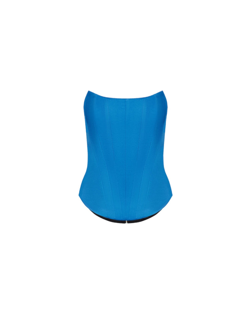 TWO-SIDED TIBI CORSET TOP