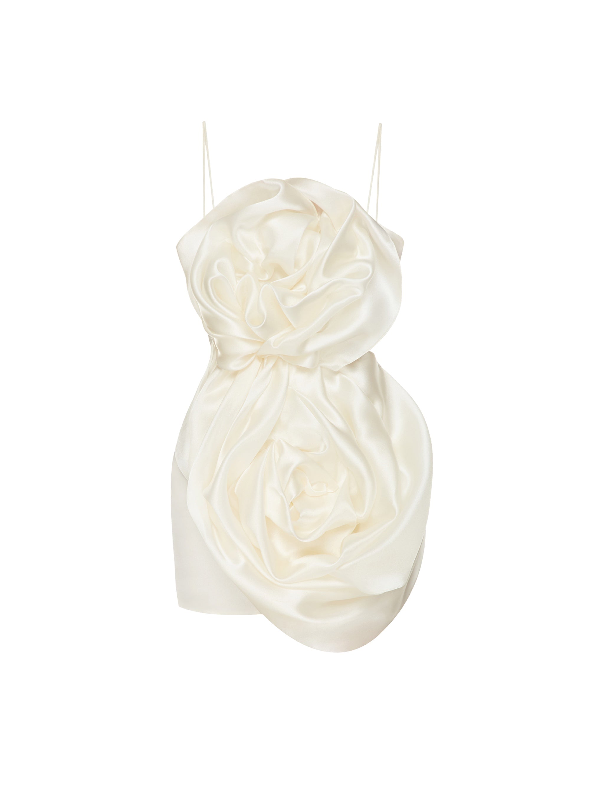 Rosie Ruffle Dress  - White