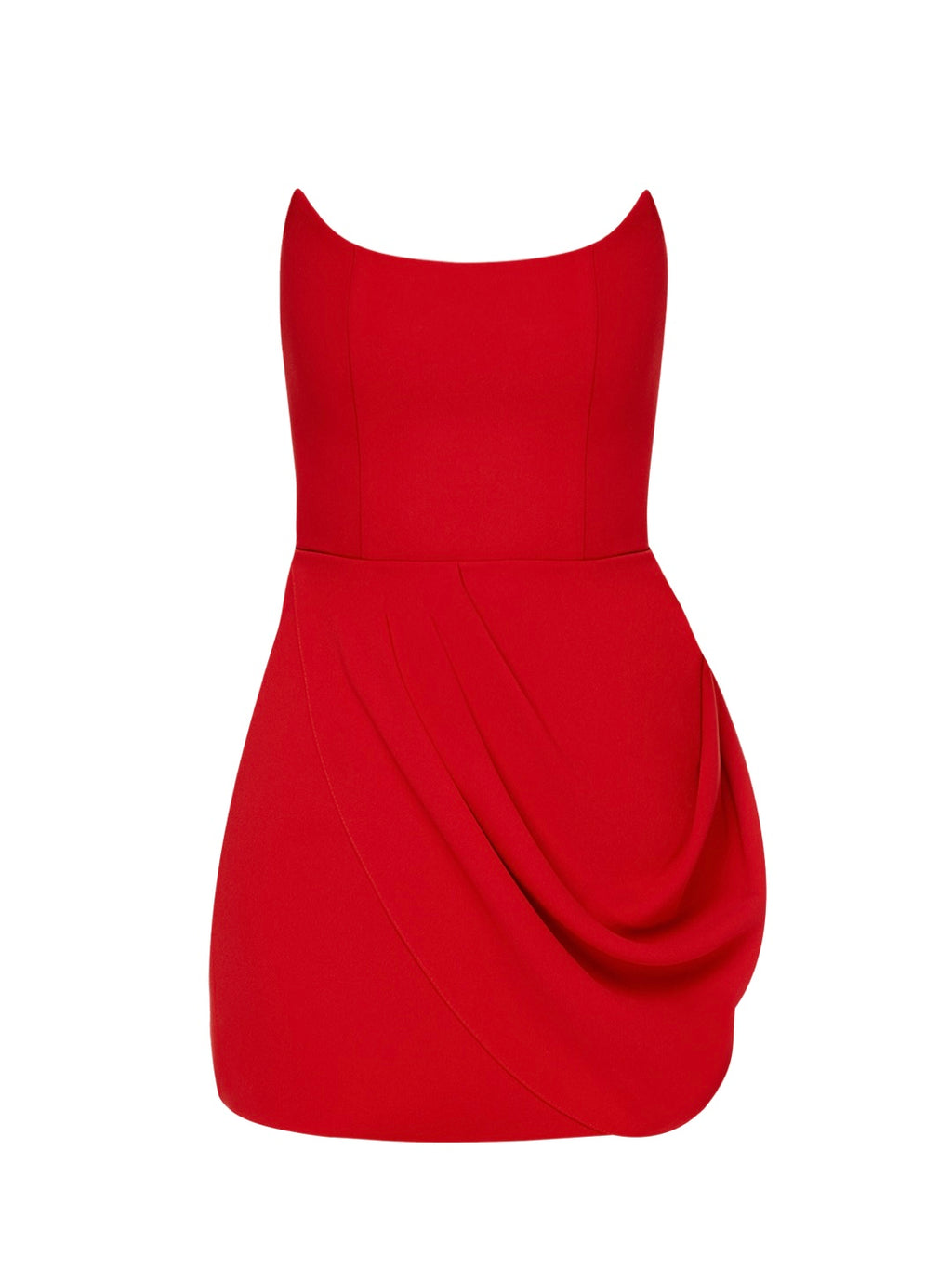 CORSET MINI DRESS RED – BALYKINA